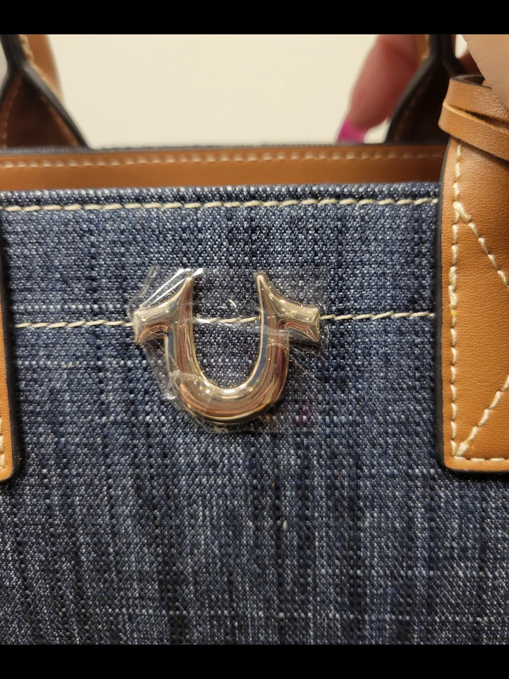 True Religion Modern Edge Denim Tote